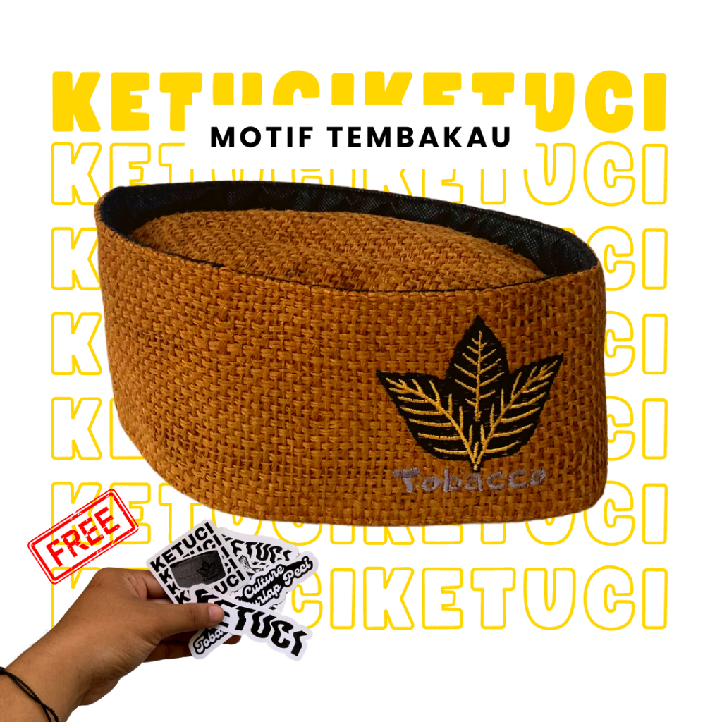 Peci Goni Motif Daun