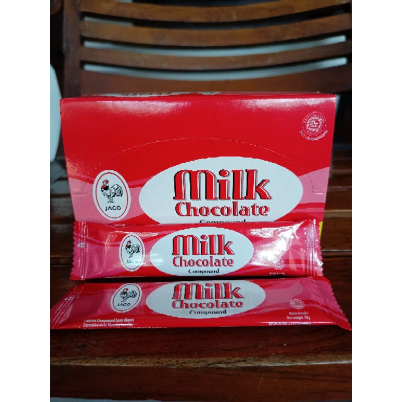 

Cokelat Ayam Jago Milk Chocolate 1 box isi 12 pcs