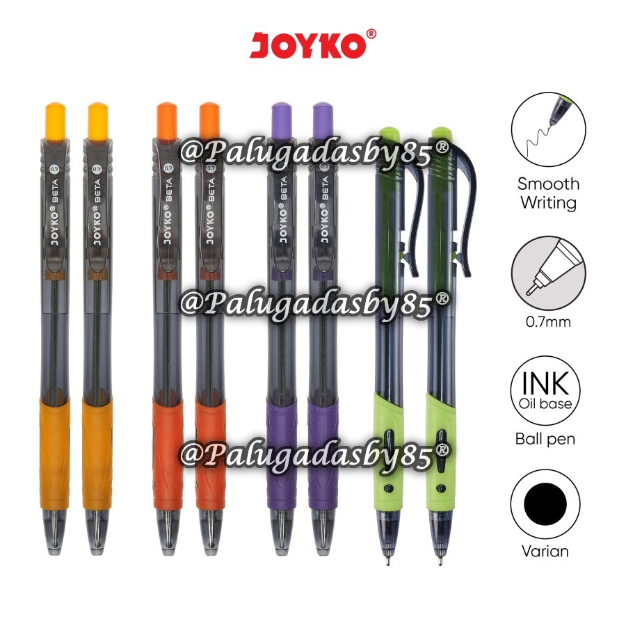 

(1 Biji) Bolpen JOYKO BP-207 Beta 0.7 mm Ball Pen / Ball Pen Pulpen Pena Joyko BP-207 Beta 0.7 mm / Bolpoin Joyko BP207 BP 207