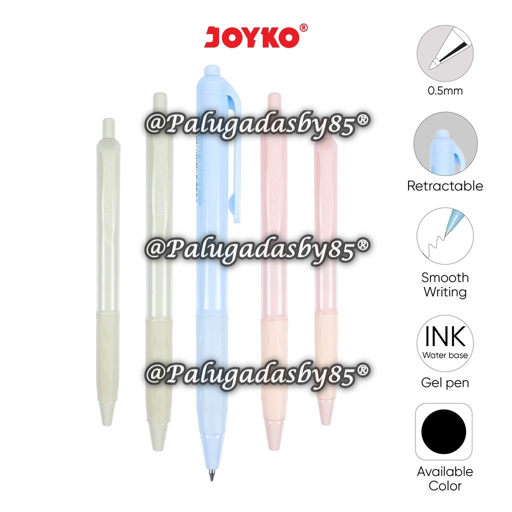 (1 Biji) Bolpen JOYKO GP-337 Paspen Gel 0.5 mm Gel Pen / Gel Pen Pulpen Pena Joyko GP-337 Paspen Gel