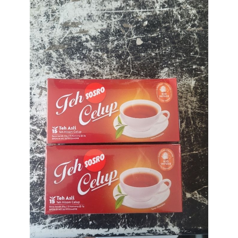 

Teh Celup Sosro isi 15pc