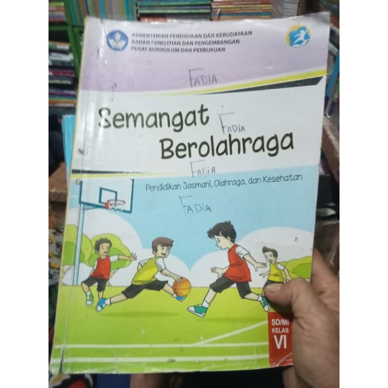 buku semangat berolahraga kelas 6 SD