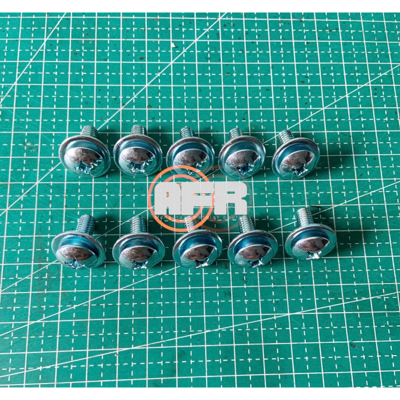 5 PCS BAUT BODY PUTIH SHOGUN R /SHOGUN KEBO/ SMASH