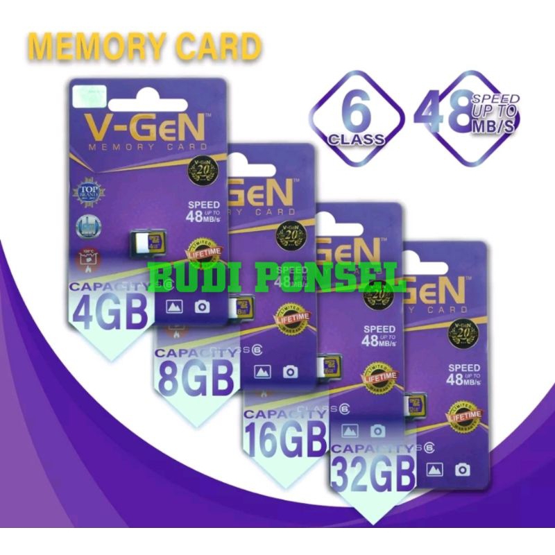 memori hp vgen 4 GB 8GB 16GB 32GB