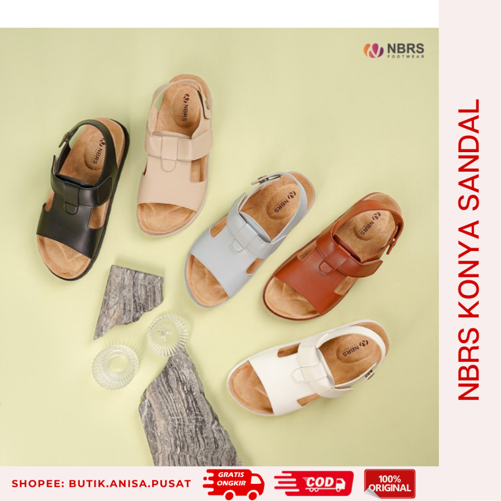 NIBRAS Konya Casual Sandal Wanita by NBRS FOOTWEAR