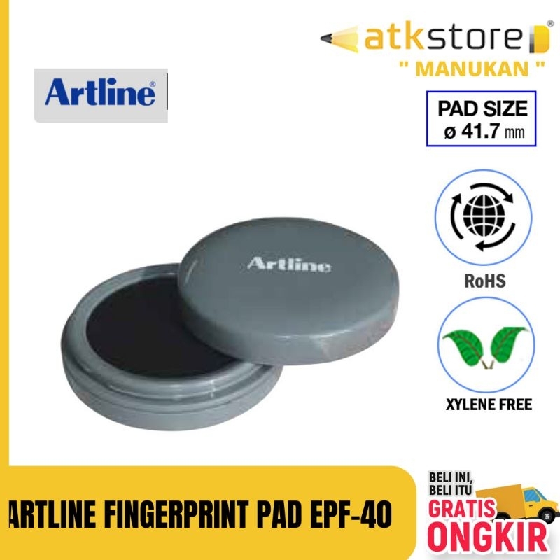 

Artline Stempel Fingerprint Stamp Pad Sidik Jari EFP-40