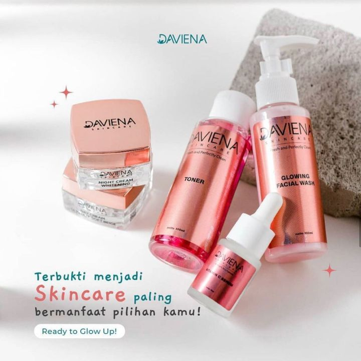 DAVIENA SKINCARE PAKET GLOWING SERIES / DAVIENA PAKET GLOWING