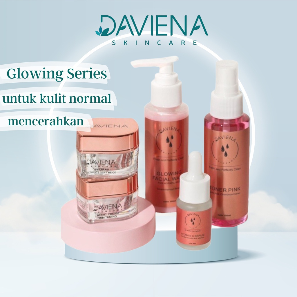 DAVIENA SKINCARE PAKET GLOWING SERIES / DAVIENA PAKET GLOWING