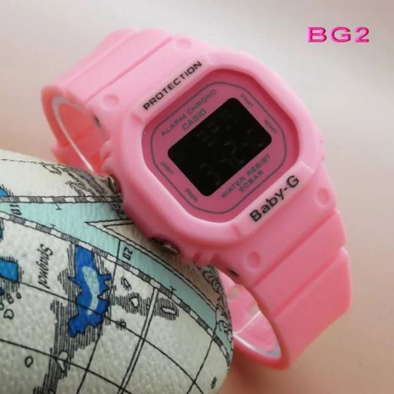 PINK TRENDING  JAM TANGAN WANITA / CEWEK CASIO G-SHOCK BABY G DIGITAL ANALOG / JAM ANAK SEKOLAH SMP 