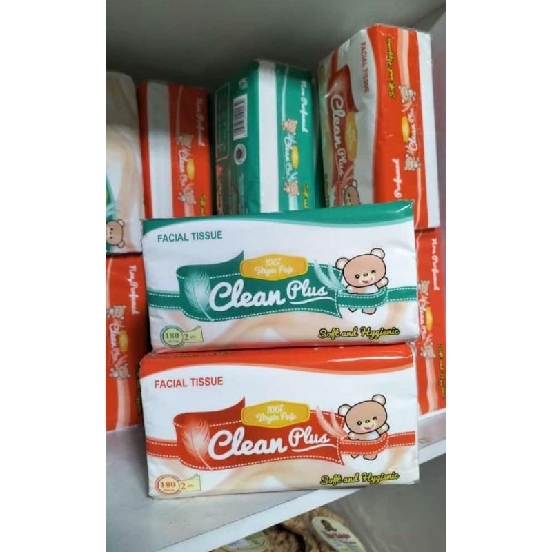 tisu clean plus 180sheet