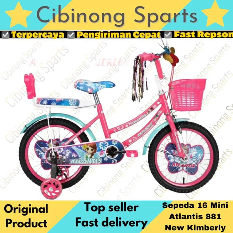 Sepeda Anak 16 Mini Atlantis 881 Kimberly New Product