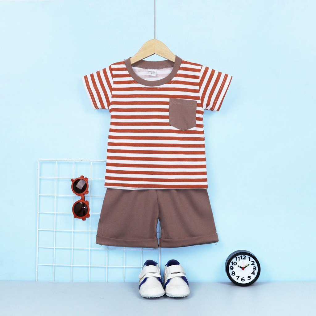 	 Rabbitkids - setelan anak laki / setelan pocket / setelan anak salur	