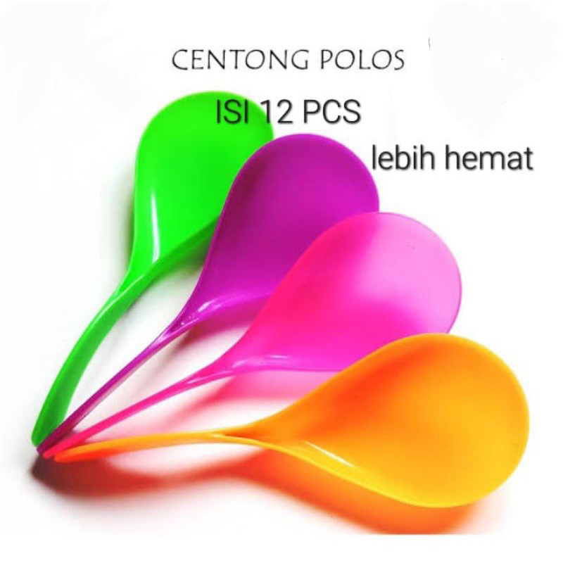 CENTONG NASI PLASTIK TEBAL 1LUSIN