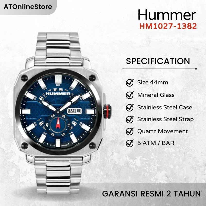 Jam Tangan Pria Hummer HM1027-1382 ORIGINAL Garansi Resmi