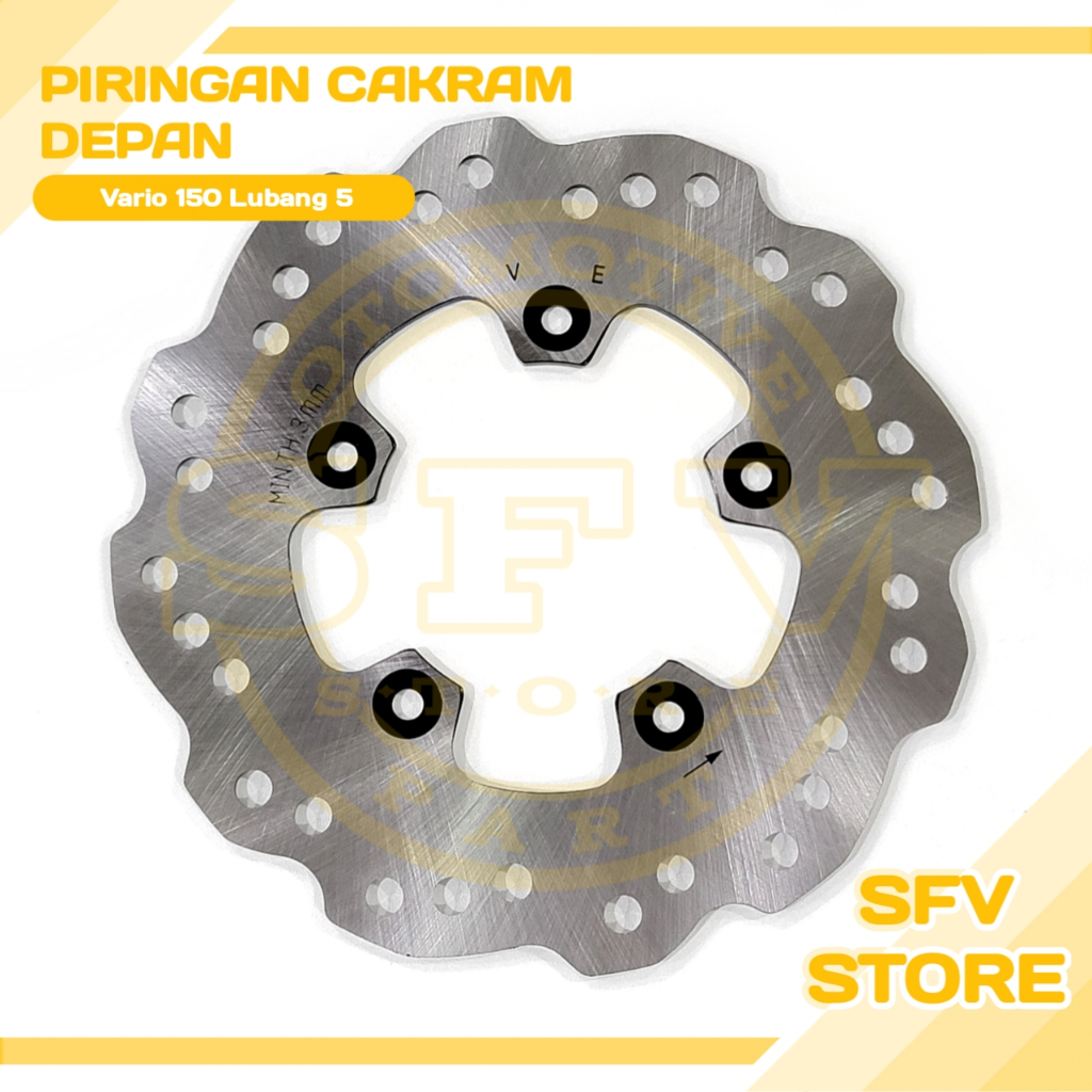 Piringan Cakram Vario 150 Lubang 5 Model Standar