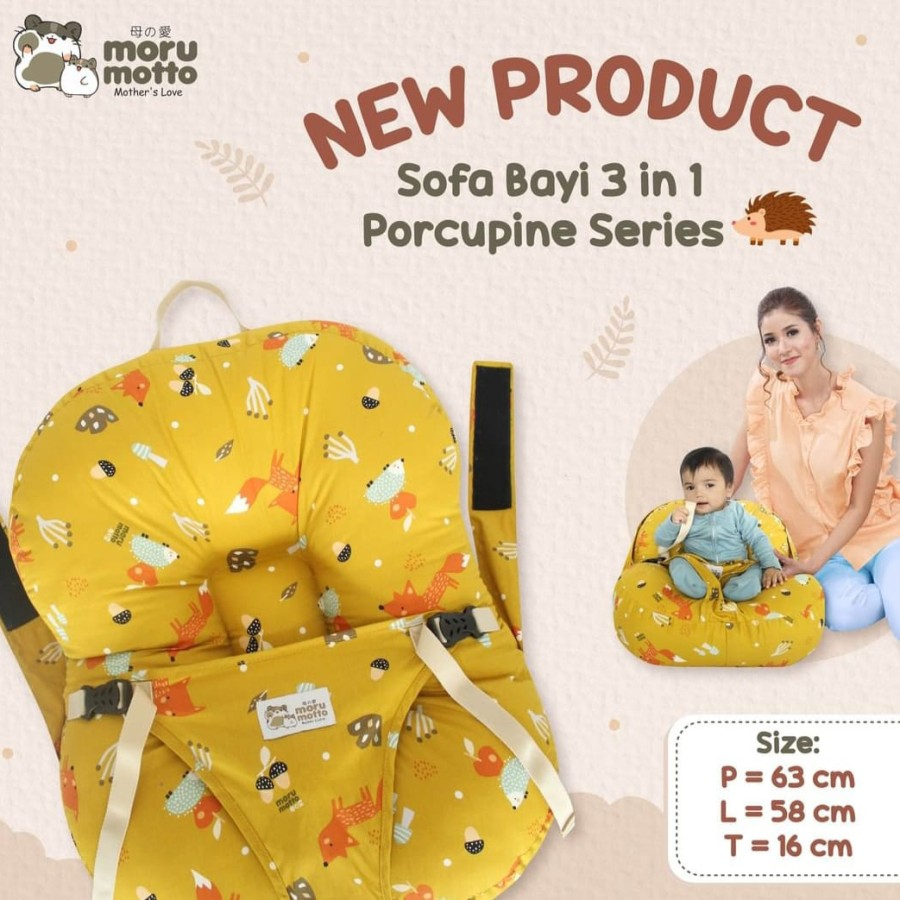 Moru Motto Sofa Bayi 3 in 1 Porcupine Series MMK 9004 DIALOGUE