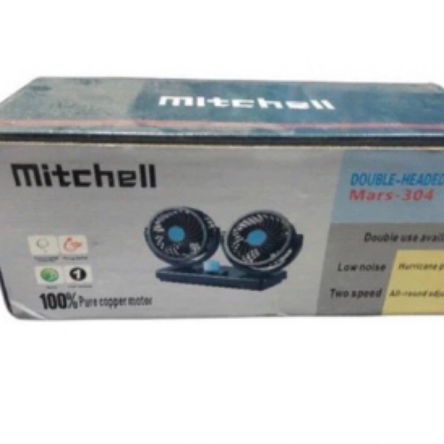 Kipas angin mobil 24V 24 volt mitchell double head single switch