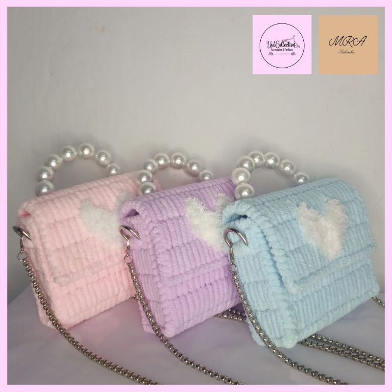 tas kanvas plastik rajut | plastic canvas bag | tas selempang wanita