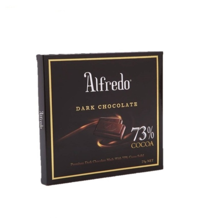 

Alfredo Dark Chocolate 73% Coklat Hitam Alfredo Malaysia Chocolate