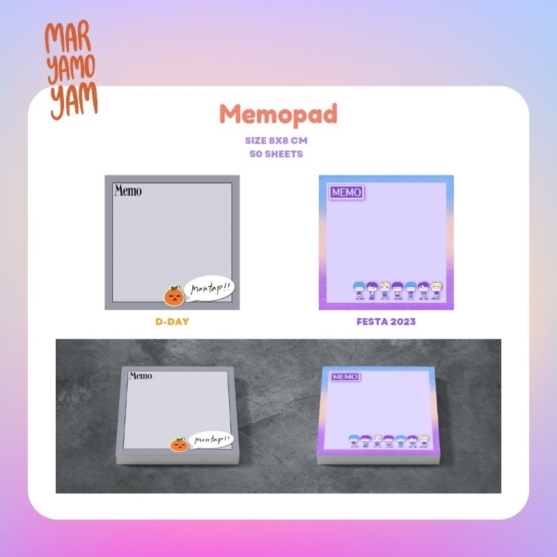 

Memopad BTS Suga D-Day dan Festa 2023 OT7