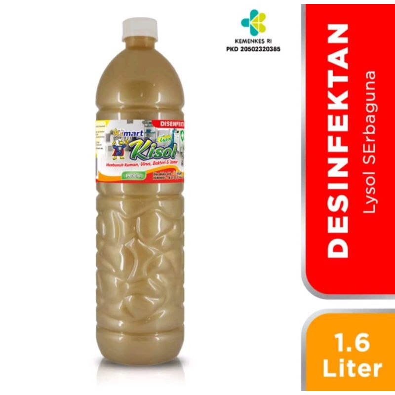 LYSOL / KISOL Karbol Pembersih Lantai Disinfektan 1.5lt