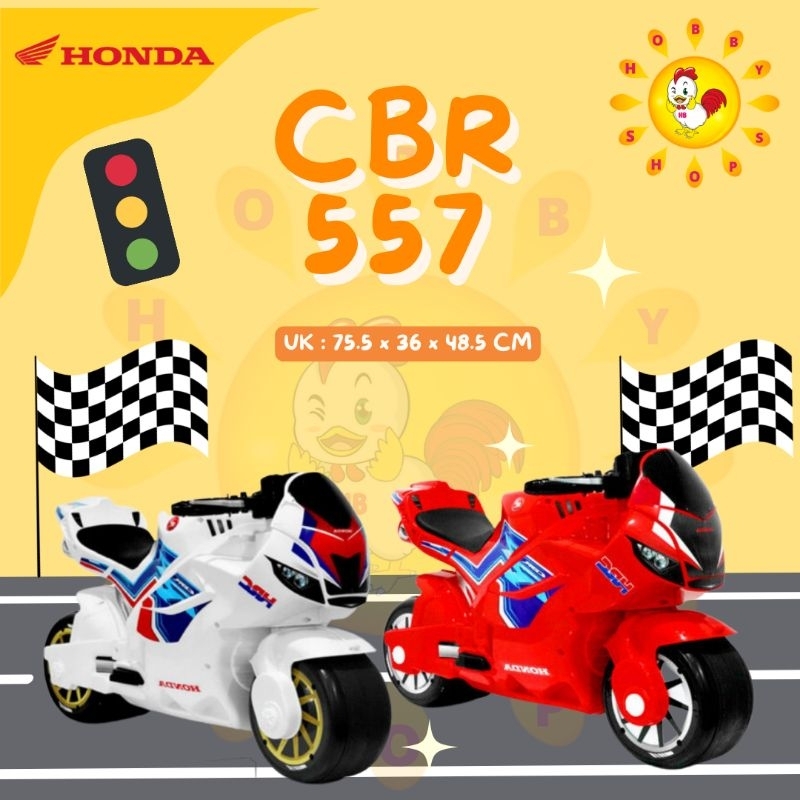 Shp cbr 557 motor balap anak cbr ada musik motor anak ride on