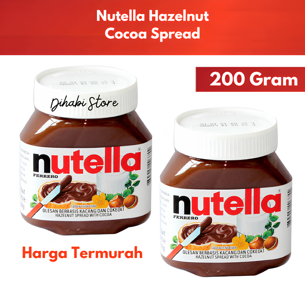 

Nutella Hazelnut Cocoa Spread 200 Gram Expired 2025