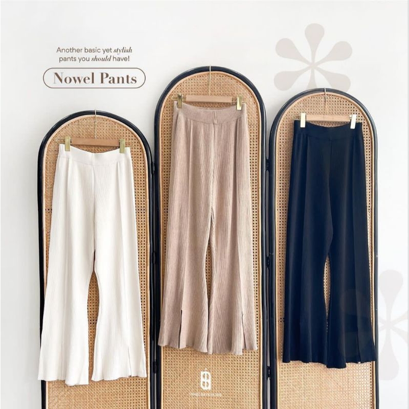 NOWEL PANTS ISH || DUSTIN PANTS ISH || CELANA RAJUT KNIT ISH BY IYMELSAYSHIJAB