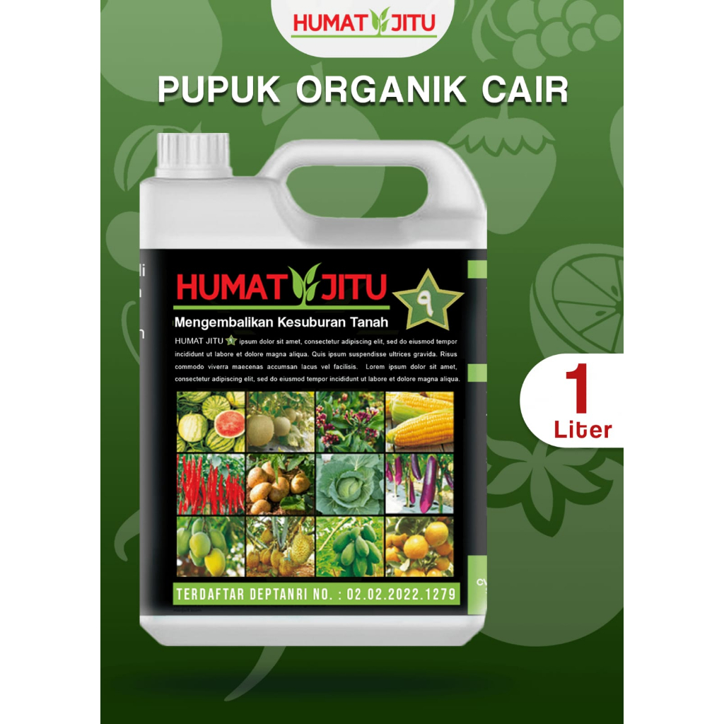 HUMAT JITU / HUMATJITU Pupuk cair organik