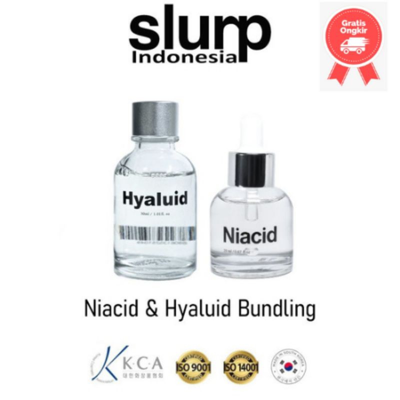 Bundling Slurp Niacid20ml & Hyaluid 30ml