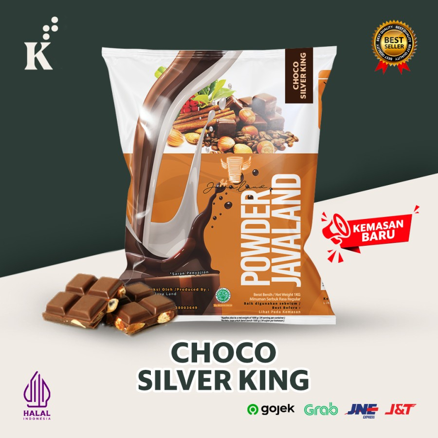 

Bubuk Minuman Bubble Powder Drink rasa Choco Silverking Javaland