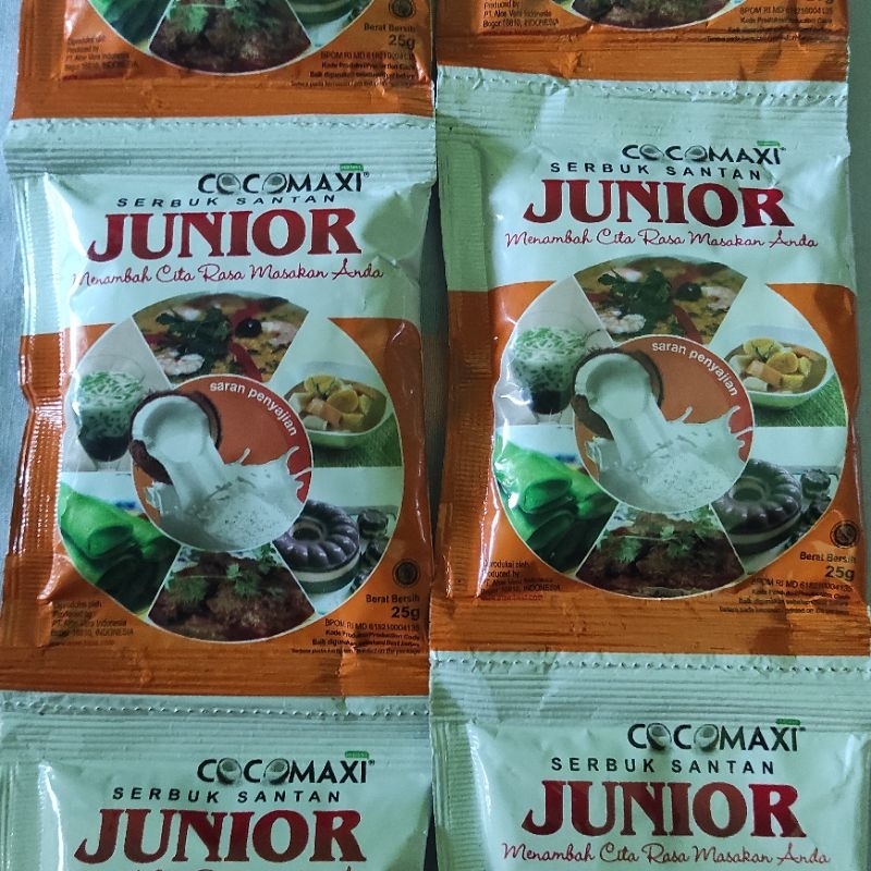

COCOMAXI SERBUK SANTAN JUNIOR RENCENG 10 SACHET