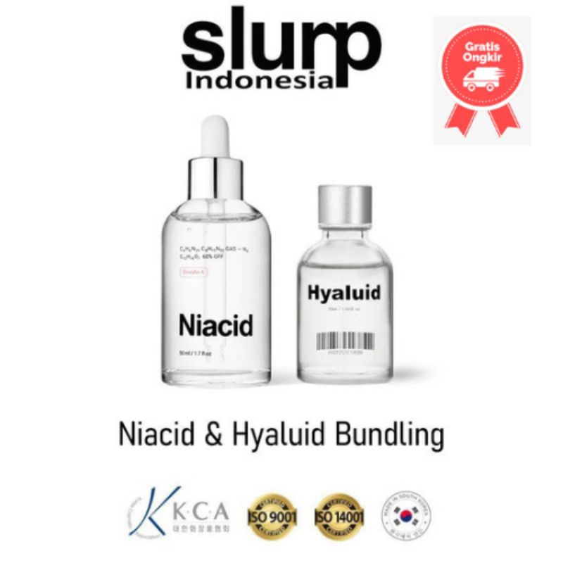 Bundling Slurp Niacid50ml & Hyaluid 30ml