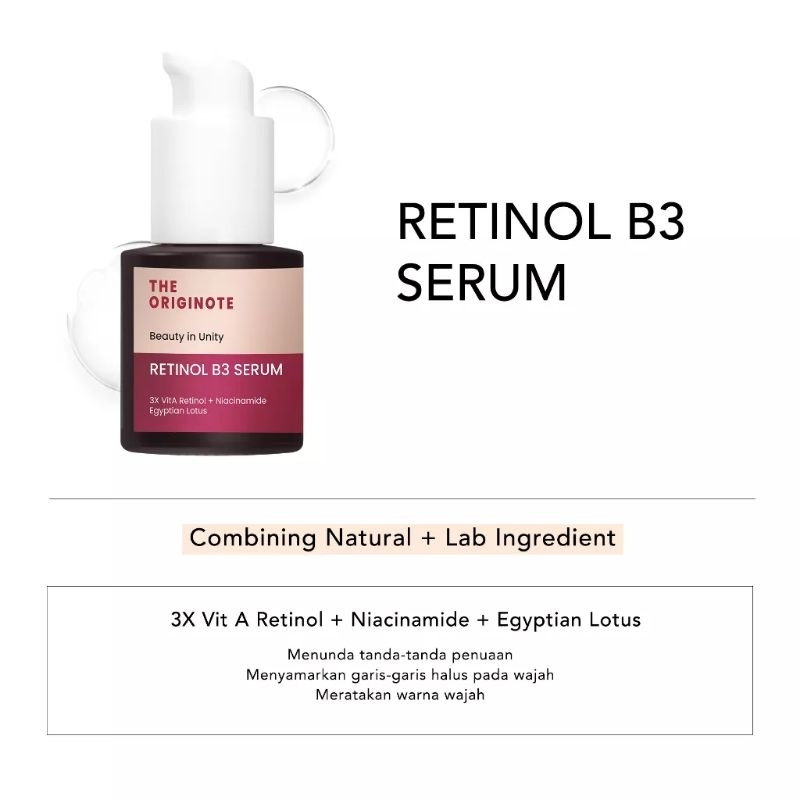 The Originote Retinol B3 Serum 20ml