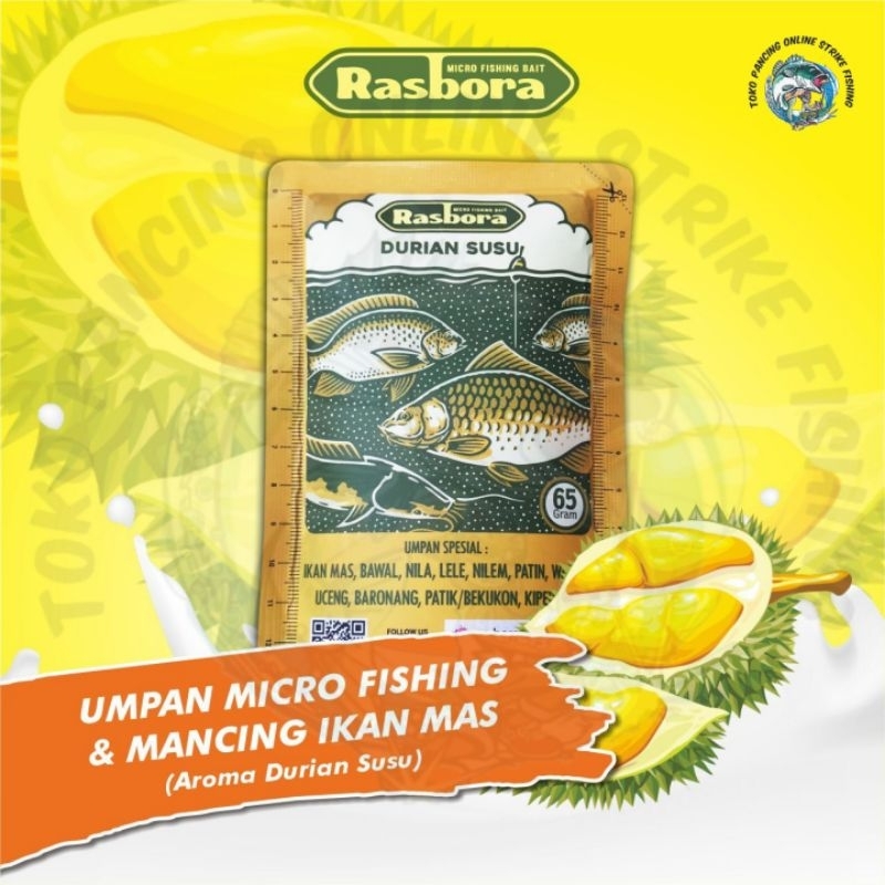 UMPAN RASBORA DURIAN SUSU 65 GRAM