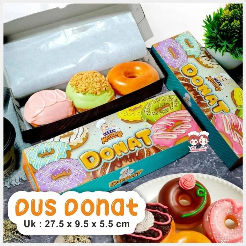 DUS DONAT / BOX DONAT / DUS DONAT BOMBOLONI ISI 10PCS