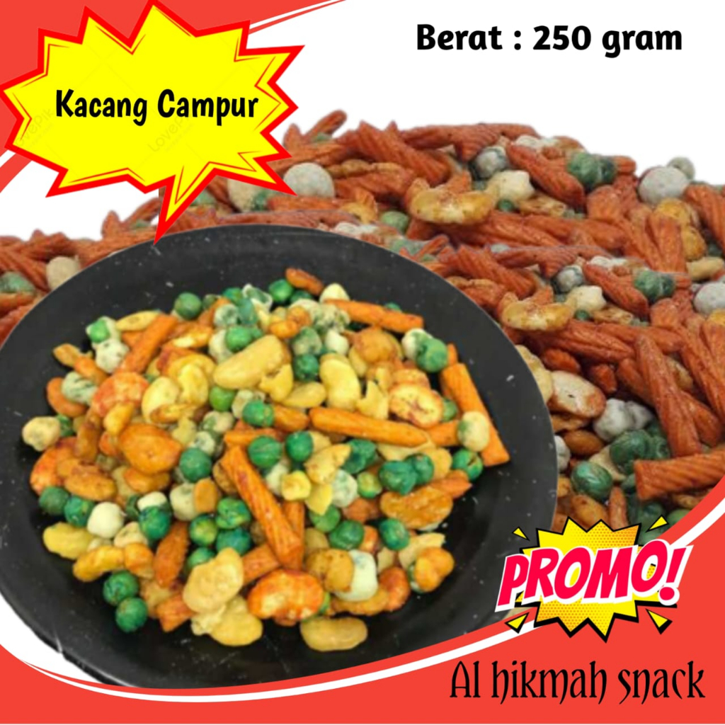 

Kacang campur jaipong mix 250 gram