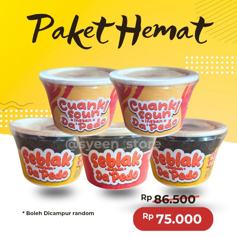 

Paket Hemat Seblak Cuanki
