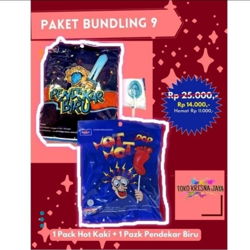 

PAKET BUNDLING 9 PERMEN JADUL PERMEN KAKI | PERMEN BIRU