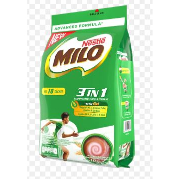 

MILO 3in1 ACTIV-GO Susu Coklat Pouch 18x35g