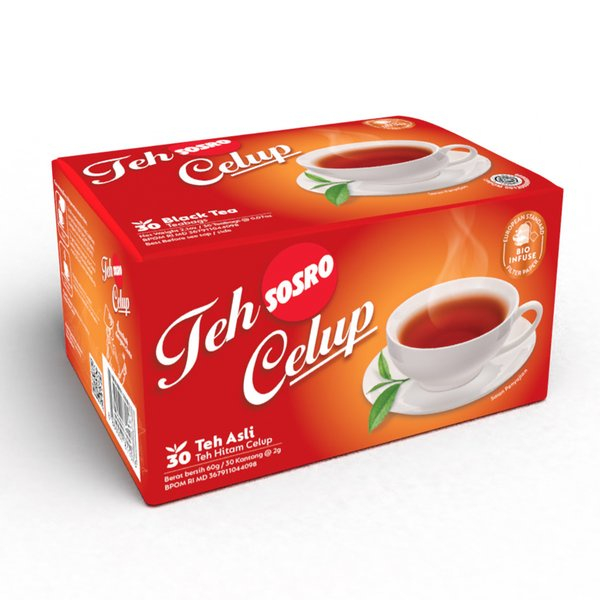 

TEH CELUP SOSRO / TEH HITAM SOSRO ISI 30PCS