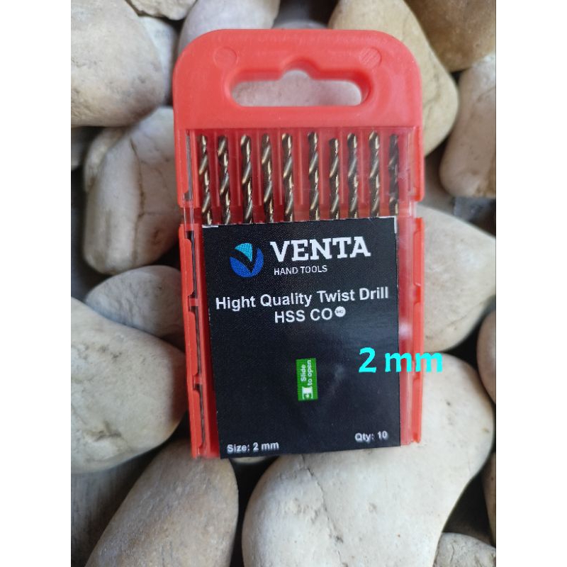 Mata bor HSS Co 2mm / mata bor stainless / mata bor HSS Cobalt 2mm VENTA 2mm