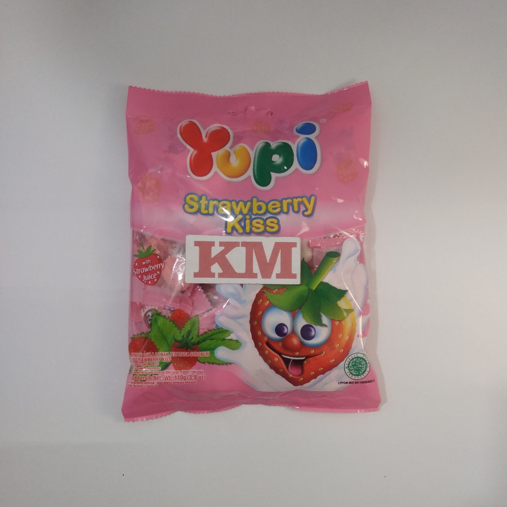 

(PAK) PERMEN YUPI STRAWBERRY KISS 110GRAM