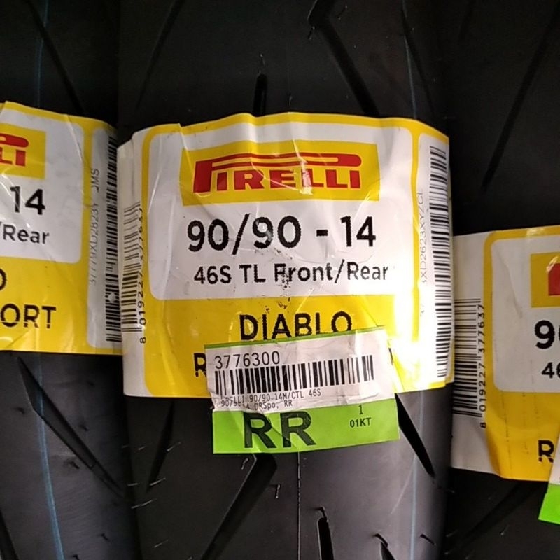 ban motor pirelli diablo rosso sport 90/90 r14