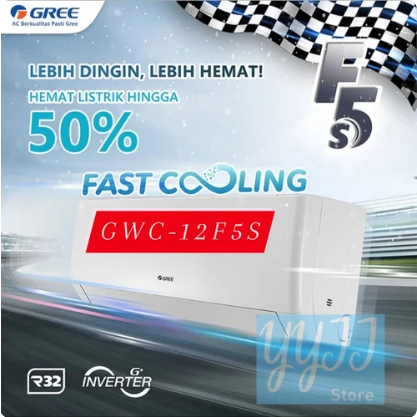 AC GREE F5S Inverter Series 1,5PK GWC12F5S GWC-12F5S