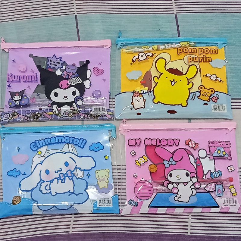 

Stationery set resleting sanrio purin kuromi cinamoroll melody