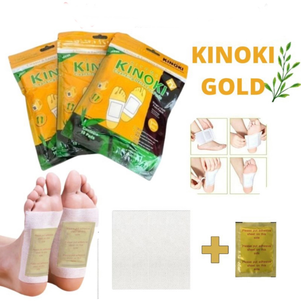 Koya KOYO Kaki Kinoki Detox Gold Emas Original 1box Isi 10pcs