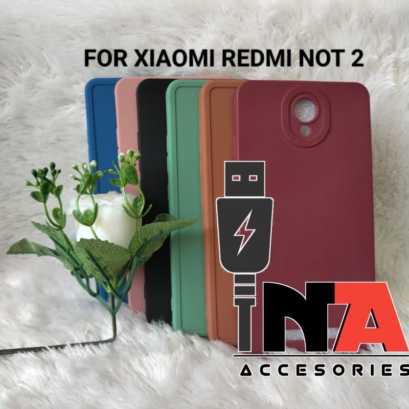 Softcase Pro Camera XIOMI REDMI NOT 2 Silikon Case Macaron Tpu