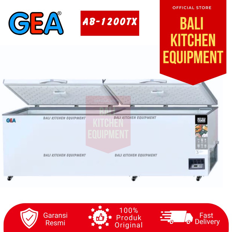 Freezer Box Gea AB-1200TX / Chest freezer / Freezer daging
