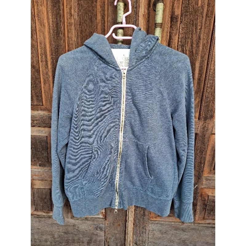 Jaket biru Muji Size L